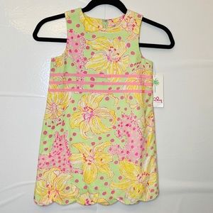 Lilly Pulitzer Robyn Dress Girls Palm Fillies for